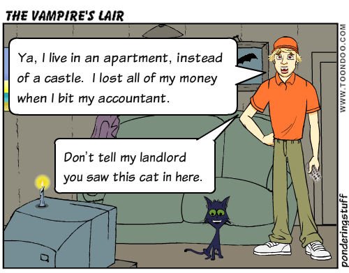 A vampire’s apartment